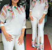 Set de damă modern de pantaloni lungi și bluză