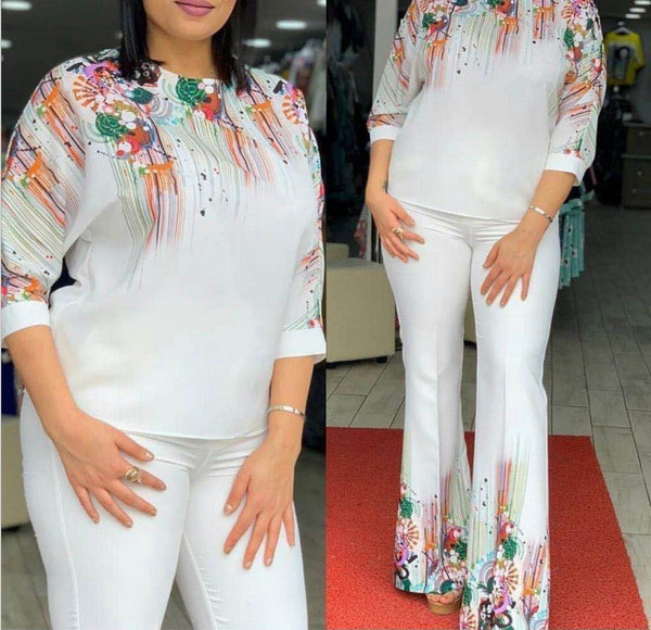 Set de damă modern de pantaloni lungi și bluză