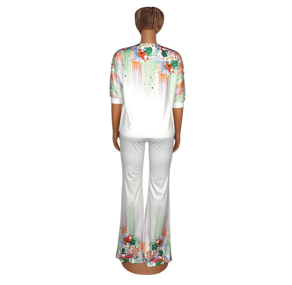 Set de damă modern de pantaloni lungi și bluză