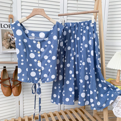 Moderns sieviešu komplekts vairākās punktu krāsās