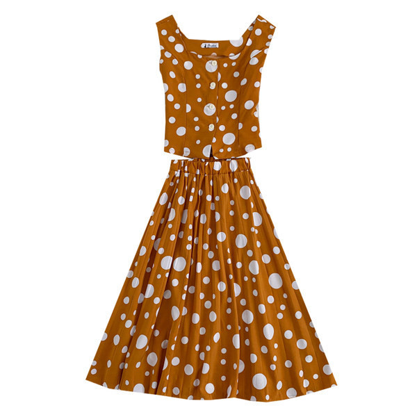 Moderns sieviešu komplekts vairākās punktu krāsās