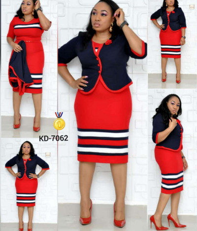 Ženski komplet haljina i sako na gumbe