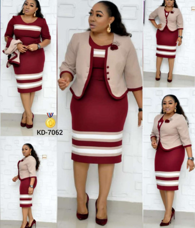 Ženski komplet haljina i sako na gumbe