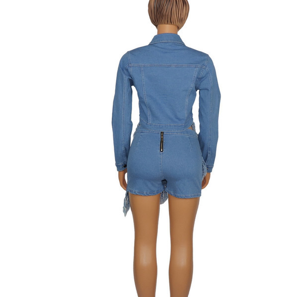 Stilīgs sieviešu džinsa svārku un īsās jakas komplekts