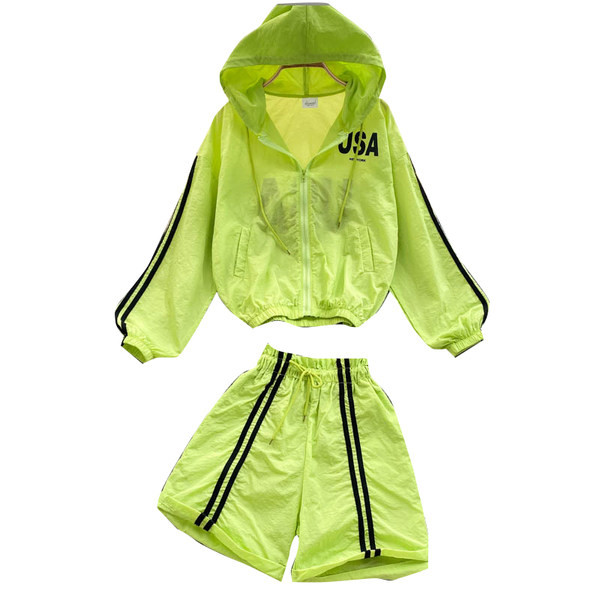 Set pentru femei din două părți cu glugă