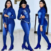 Ženski moderan komplet košulja i tajice