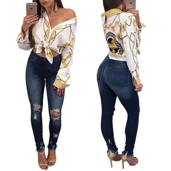 Set elegant pentru femei din două părți cu model