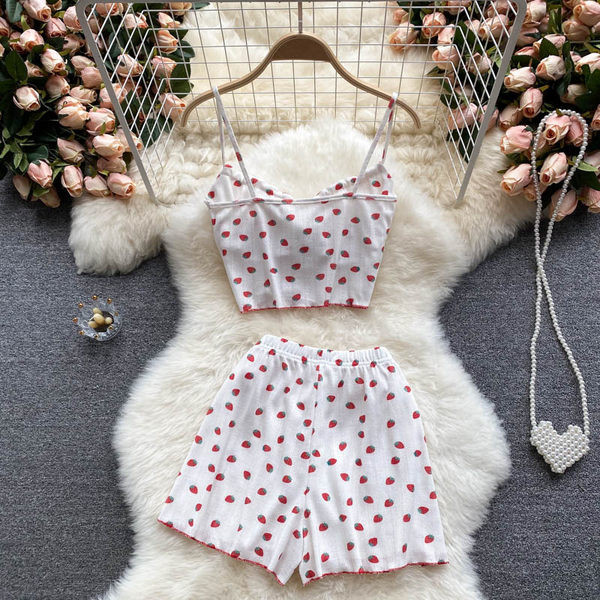 Set casual dama cu cravate si bretele subtiri