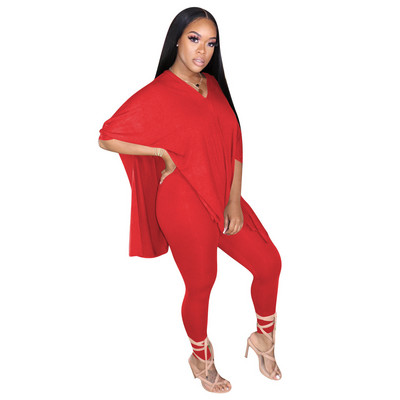 Set de jambiere casual de damă și bluză largă