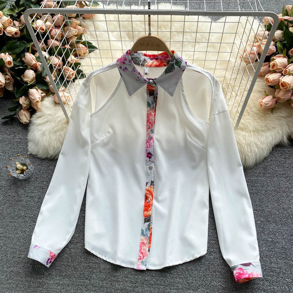 Jauna modeļa sieviešu komplekts ar ziedu rakstu - divas daļas