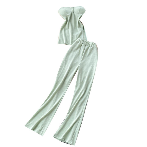 Stilīgs sieviešu komplekts no divām daļām divās krāsās