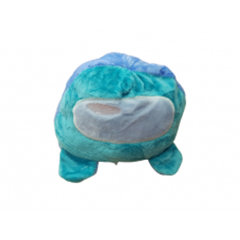 Играчка , плюшена,2 лица,AMONG US,светло син/тъмно син