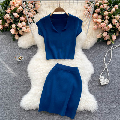 Γυναικείο σετ κατάλληλο για το καλοκαίρι σε τέσσερα χρώματα