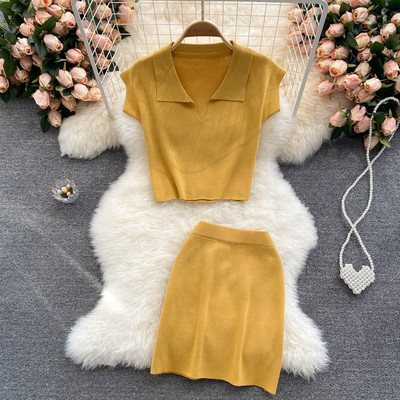 Γυναικείο σετ κατάλληλο για το καλοκαίρι σε τέσσερα χρώματα