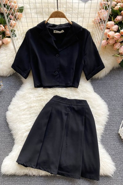 Sieviešu stilīgs komplekts no divām daļām – vairākās krāsās