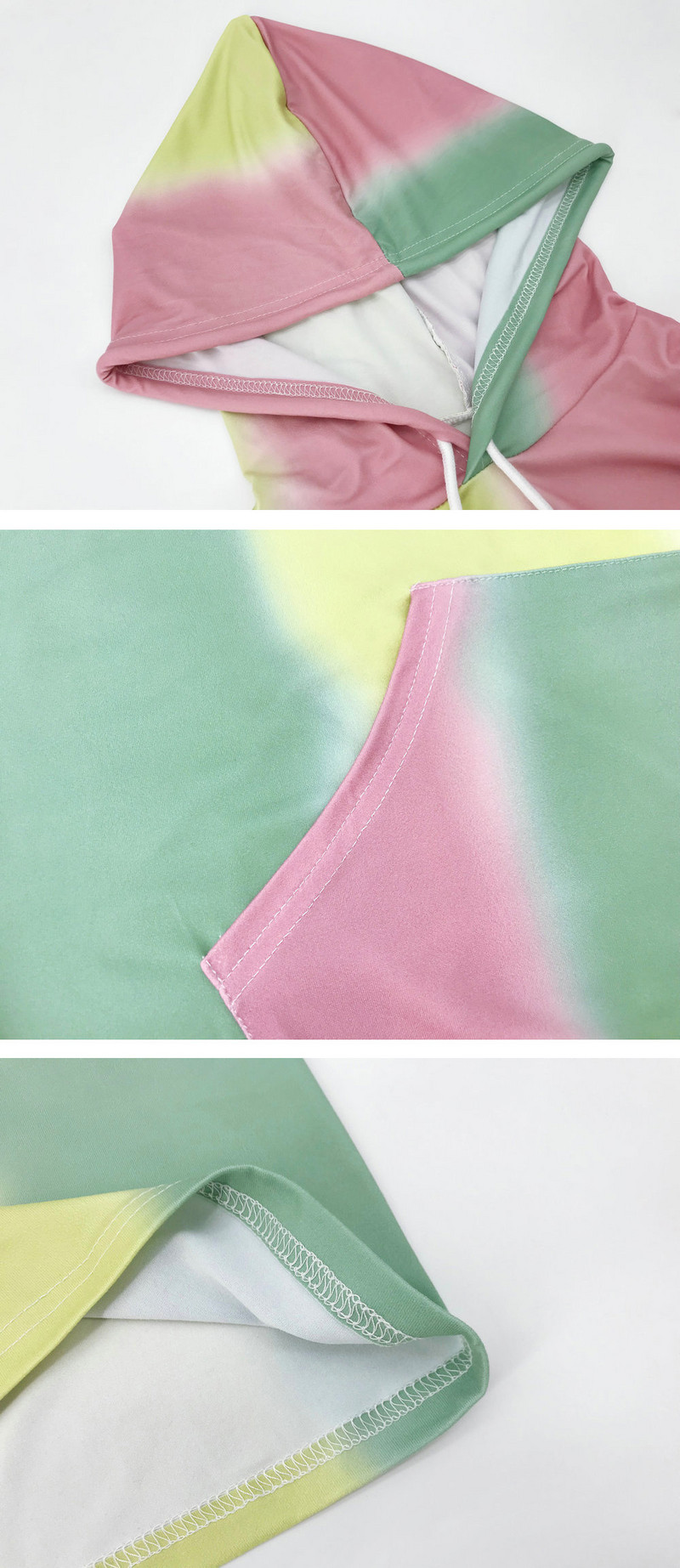 Set modern de hanorac și jambiere scurte pentru femei