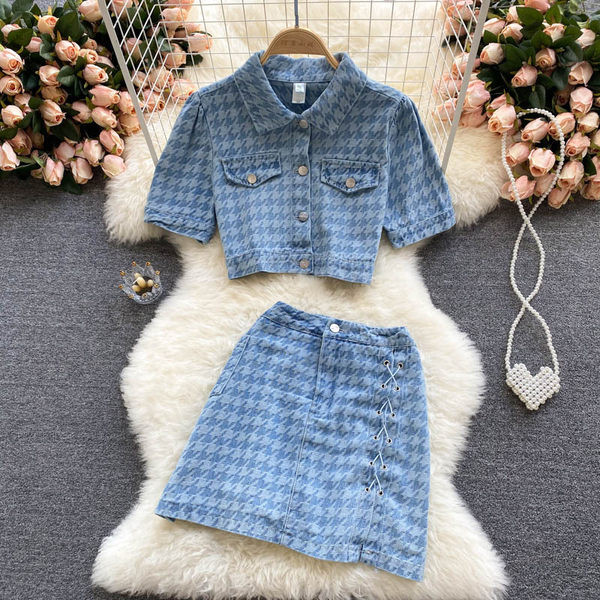 Sieviešu pledu komplekts zilā krāsā