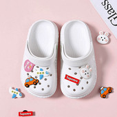 Naujas vaikiškų kroksų modelis plokščiu padu mergaitėms