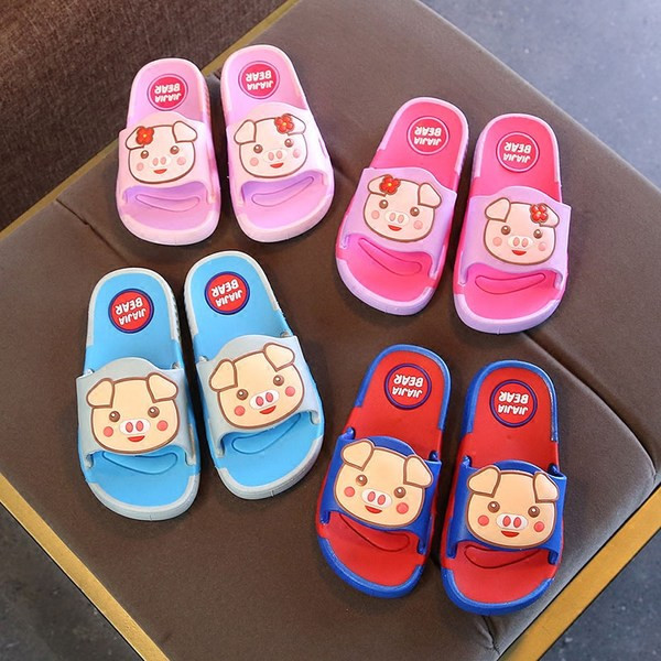 Naujas kelių spalvų vaikiškų šlepečių modelis mergaitėms