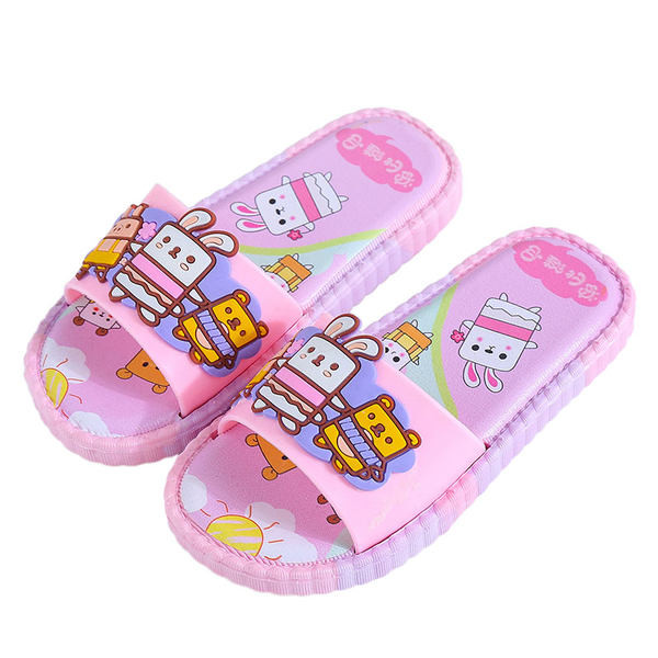 Нов модел цветни детски чехли за момичета