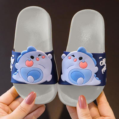 Детски чехли унисекс модел с цветна апликация