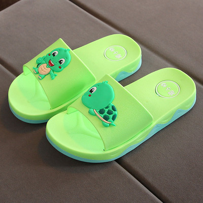 Детски чехли с цветна апликация