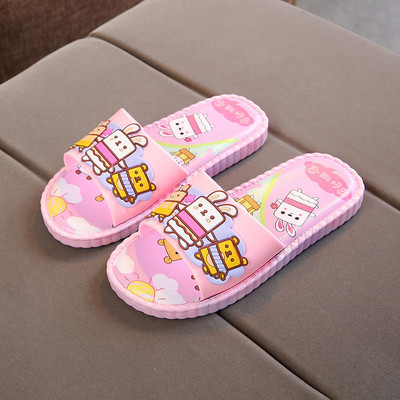 Детски чехли с цветна апликация