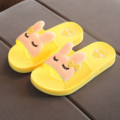 Детски чехли с цветна апликация