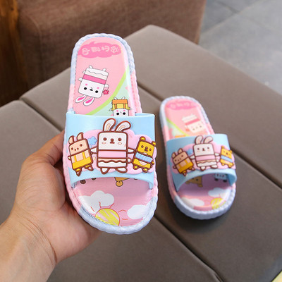 Детски чехли с цветни апликации