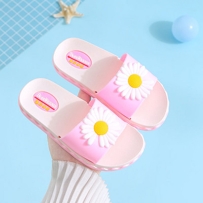 Детски чехли с цветни апликации