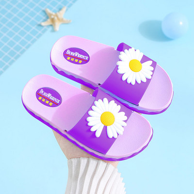 Детски чехли с цветни апликации