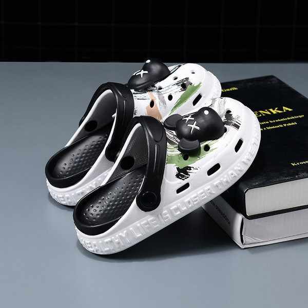 Vasarinės vaikiškos šlepetės tipo crocs mergaitėms