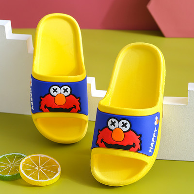 Bērnu gumijas čības ar krāsainu aplikāciju - unisex modelis