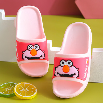 Bērnu gumijas čības ar krāsainu aplikāciju - unisex modelis