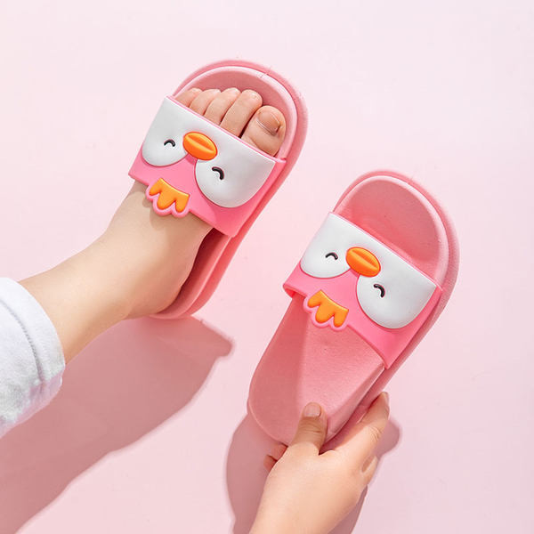 Dječje gumene papuče s aplikacijom u boji