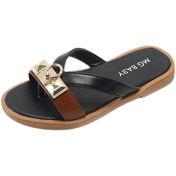 Moderne dječje papuče sa metalnim elementima