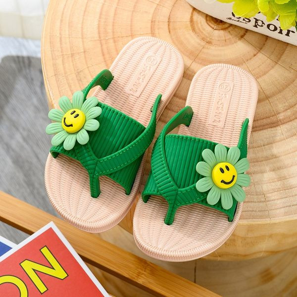 Moderne dječje papuče s 3D cvijetom