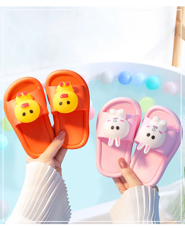 Dječje papuče s 3D aplikacijama - različiti modeli