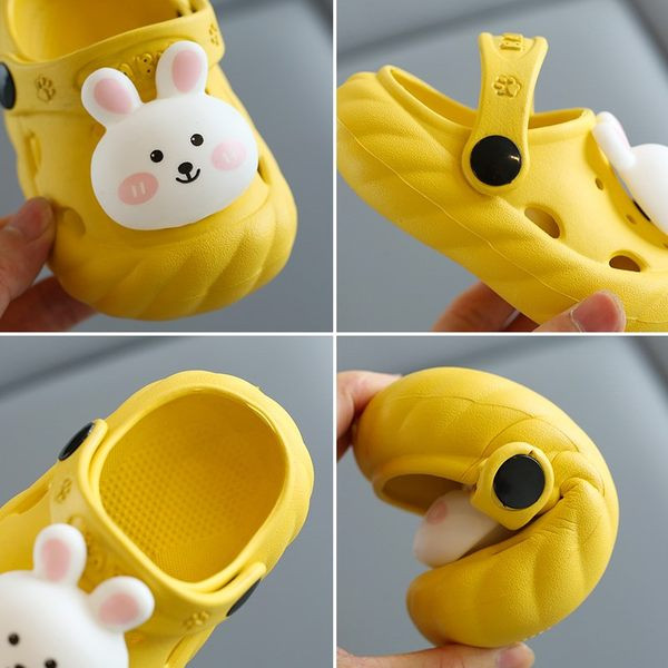 Ležerne dječje papuče s 3D elementima