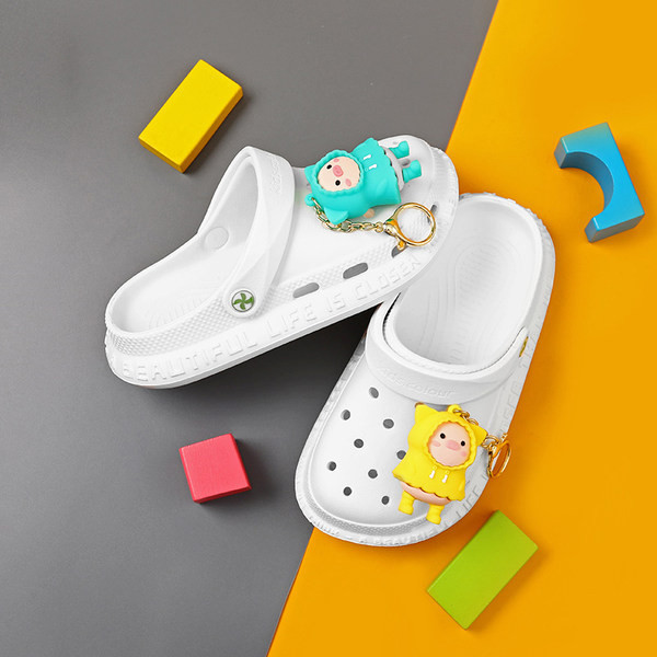 Moderne dječje papuče s 3D dekoracijom - pogodne za plažu