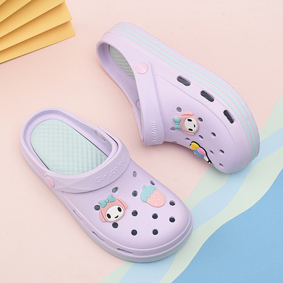 Jauns bērnu vasaras pludmales crocs modelis vairākās krāsās