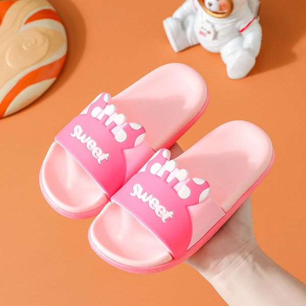 Dječje gumene papuče za djevojčice i dječake s aplikacijom u boji