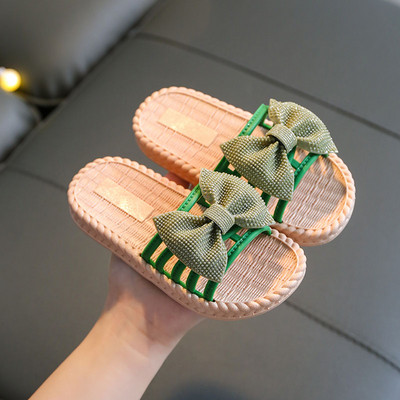 Dječje papuče za djevojčice sa trakom