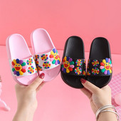 Casual papuče s cvjetićima - za djevojčice