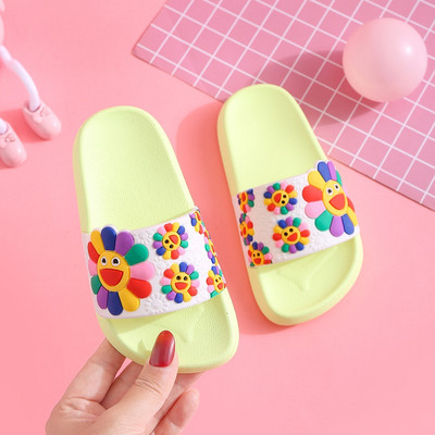 Casual papuče s cvjetićima - za djevojčice