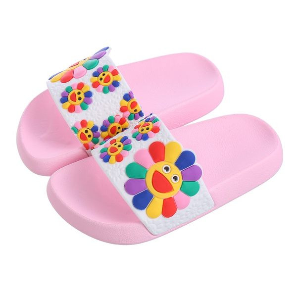Casual papuče s cvjetićima - za djevojčice