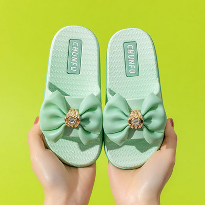 Нов модел гумени чехли с цвете