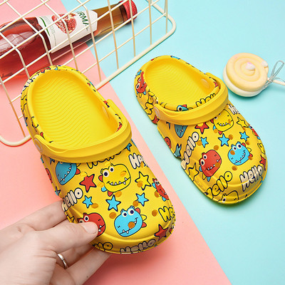 Ležerne dječje papuče s printom u boji - za djevojčice i dječake