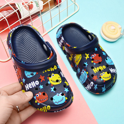 Ležerne dječje papuče s printom u boji - za djevojčice i dječake