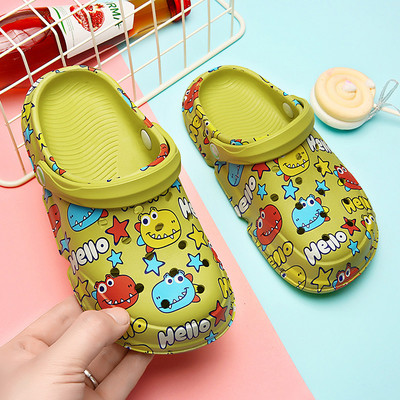 Ležerne dječje papuče s printom u boji - za djevojčice i dječake